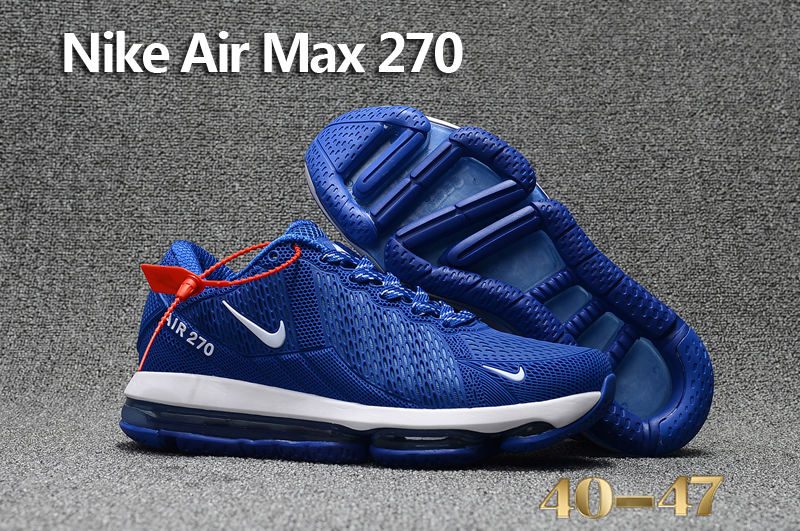 Nike Air Max Flair Royal Blue White Shoes